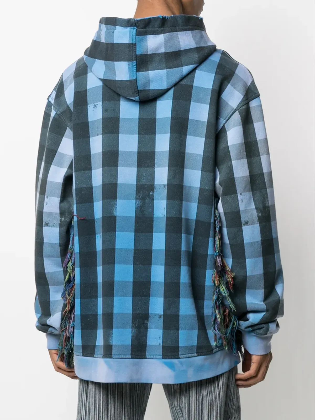 Alchemist Babylon Burning check hoodie - 画像4