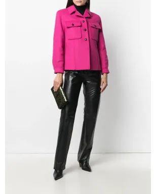 Saint Laurent チェストフラップポケット付きボタン留めジャケット - サムネイル2