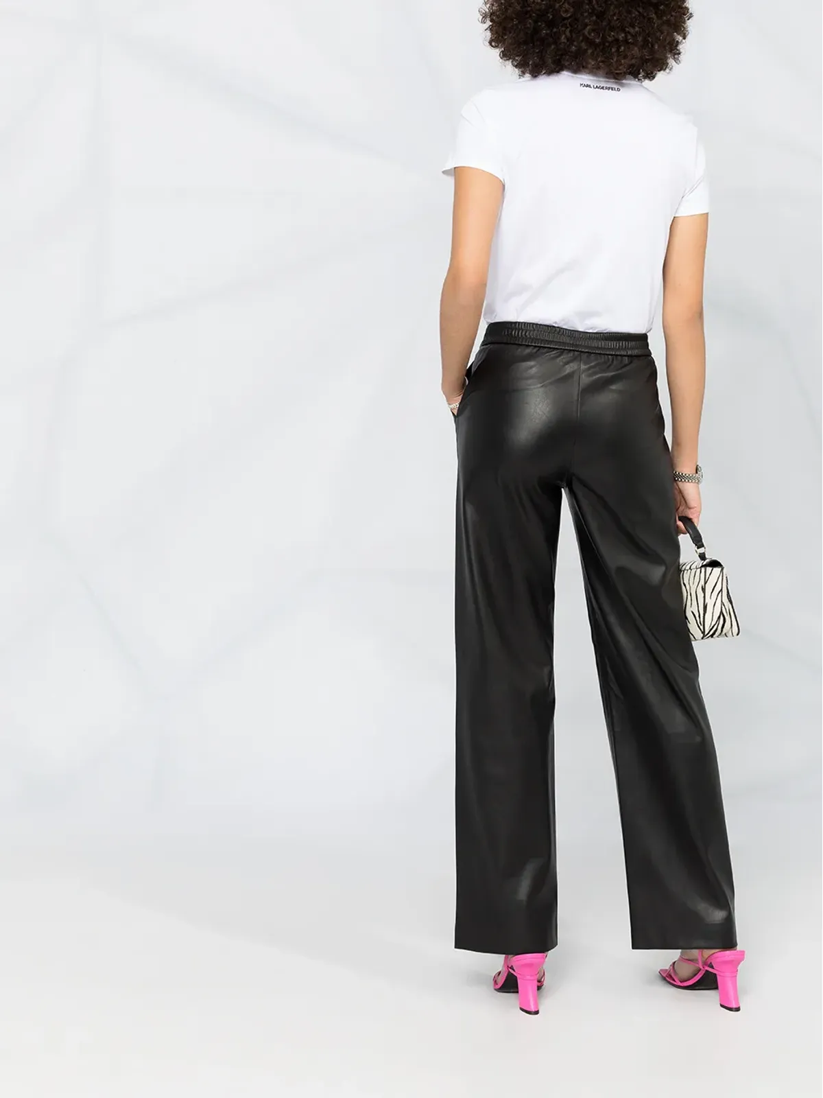 Karl Lagerfeld Karligraphy コットンTシャツ - 画像4