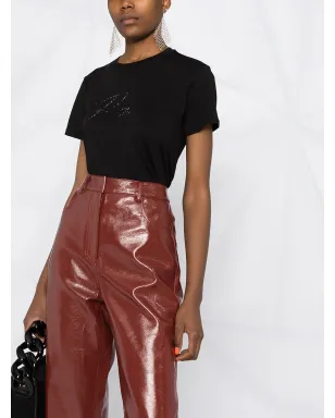 Karl Lagerfeld Karligraphy クリスタルコットンTシャツ - サムネイル5