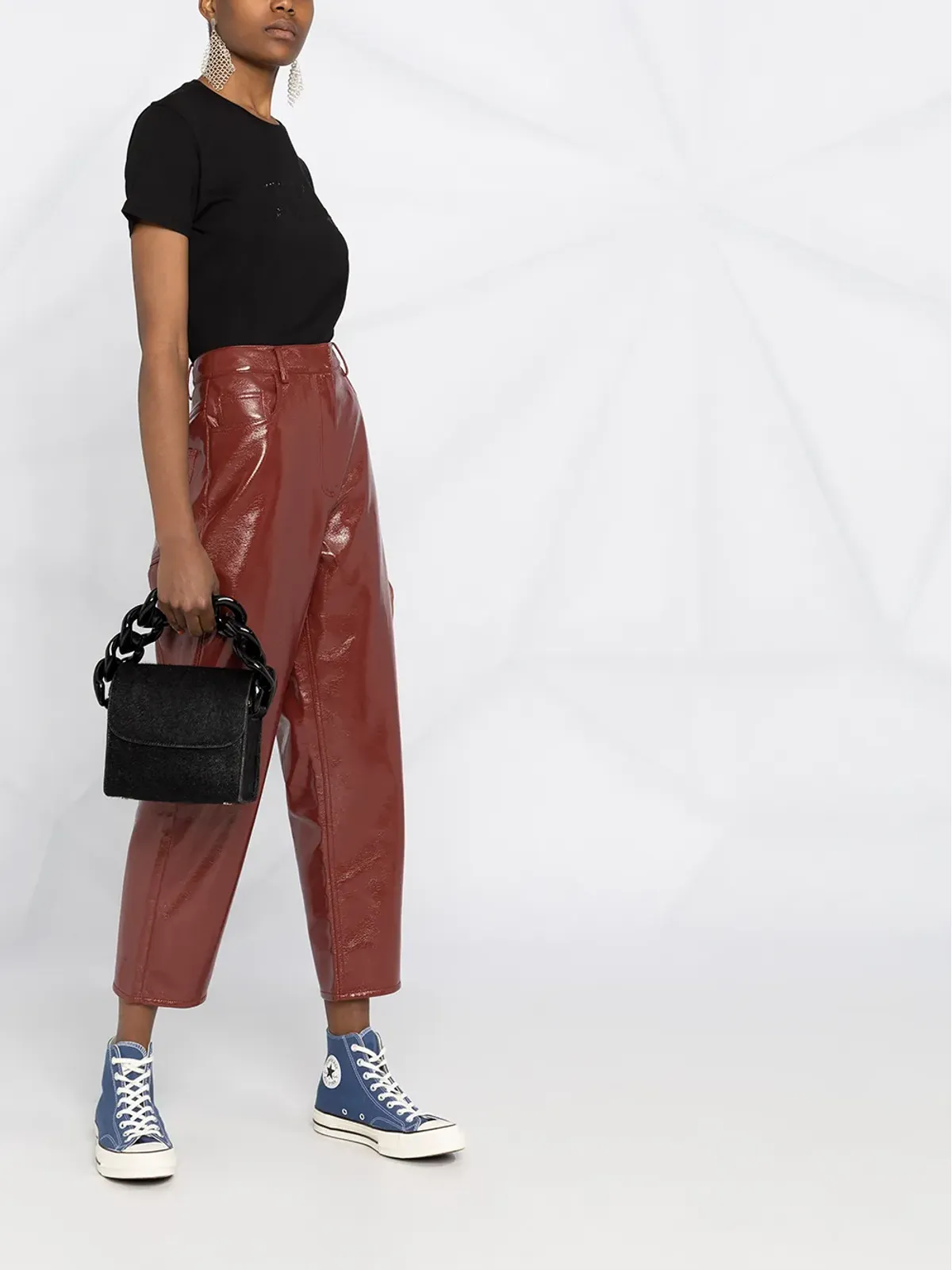 Karl Lagerfeld Karligraphy クリスタルコットンTシャツ - 画像4