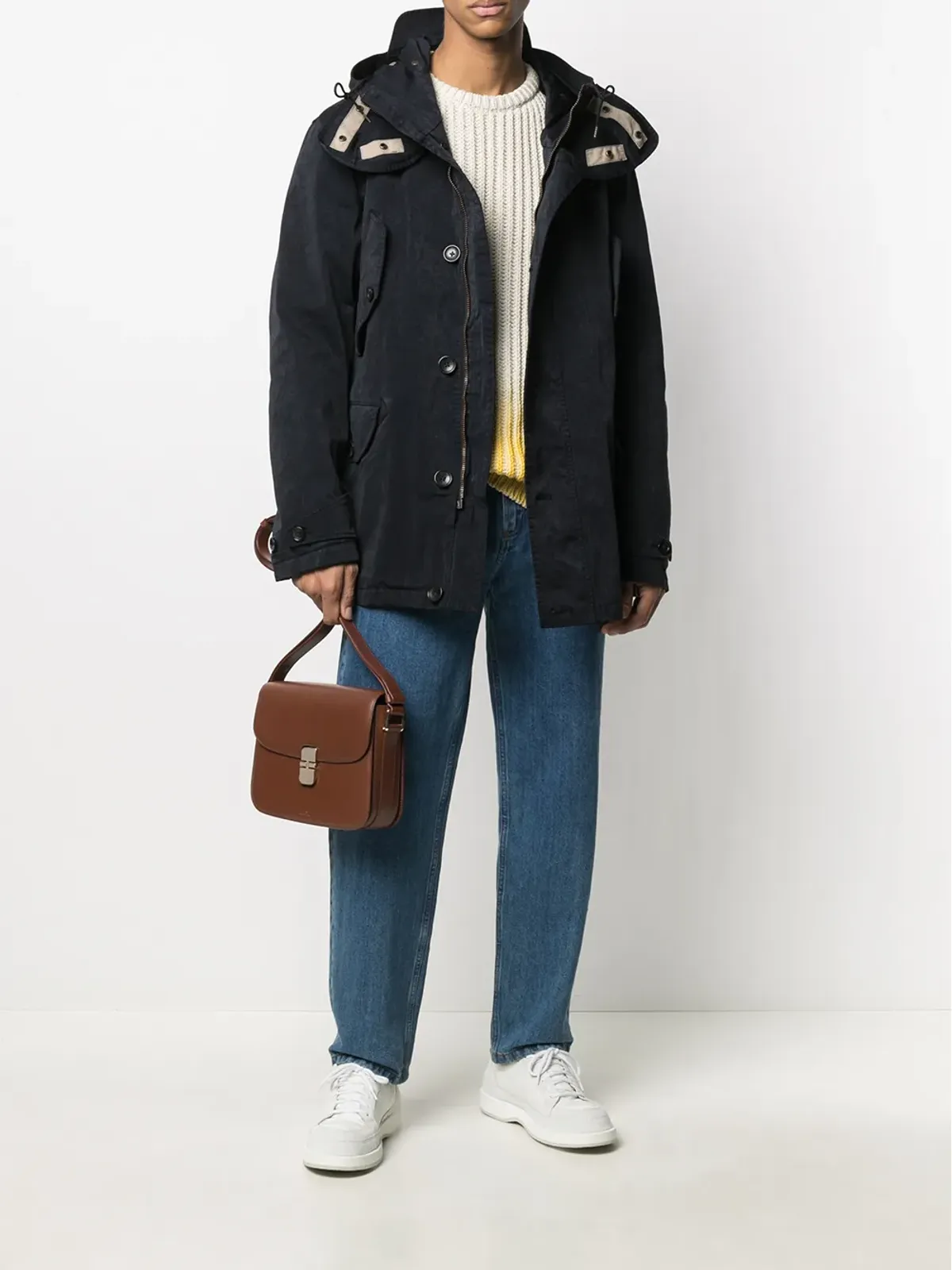 A.P.C. ロゴスタンプ ショルダーバッグ - 画像2