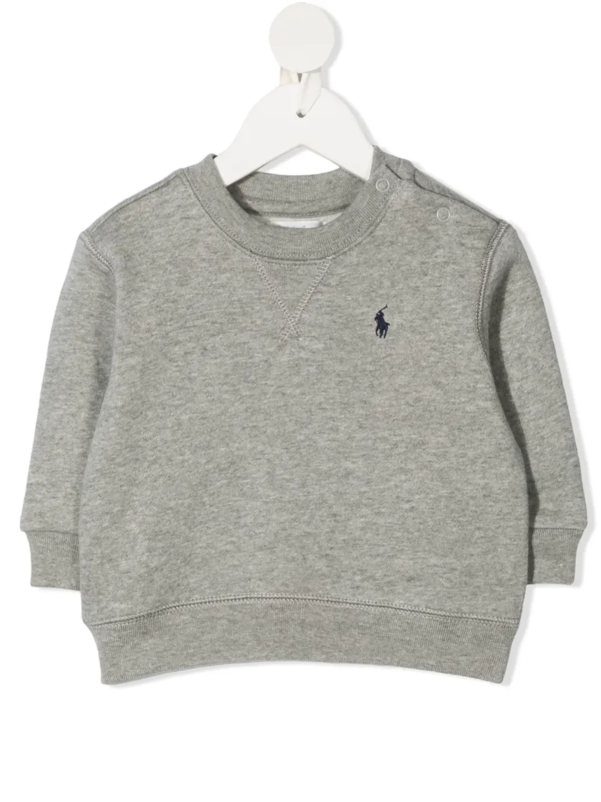 POLO RALPH LAUREN KIDS ロゴ刺繍 クルーネック スウェット - グレー - 画像1