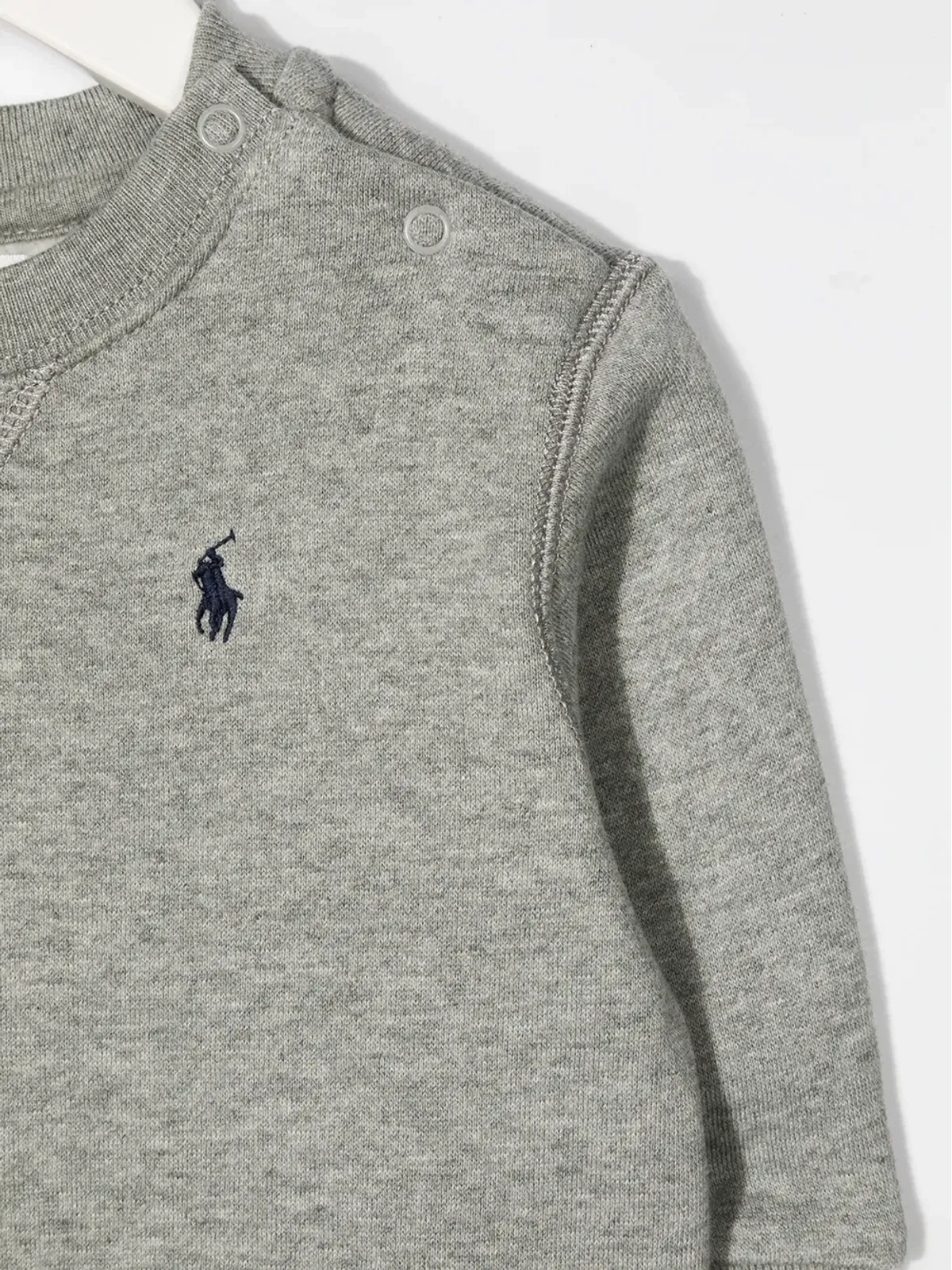 POLO RALPH LAUREN KIDS ロゴ刺繍 クルーネック スウェット - グレー - 画像3