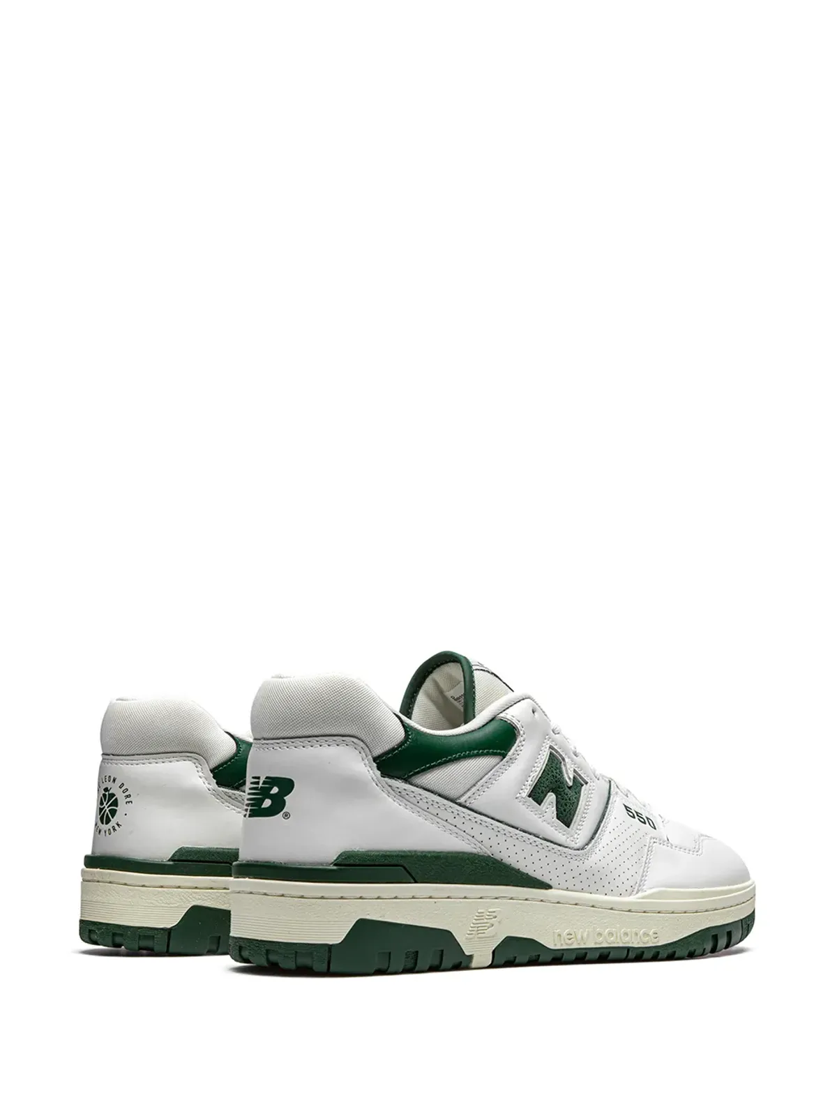 New Balance x Aimé Leon Dore 550 グリーン/ホワイト スニーカー - 画像3