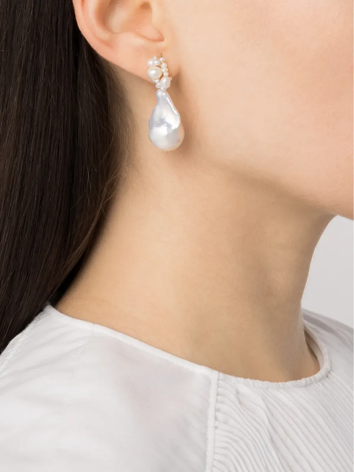 Completedworks TRA-LA-LA パール ピアス - 画像2
