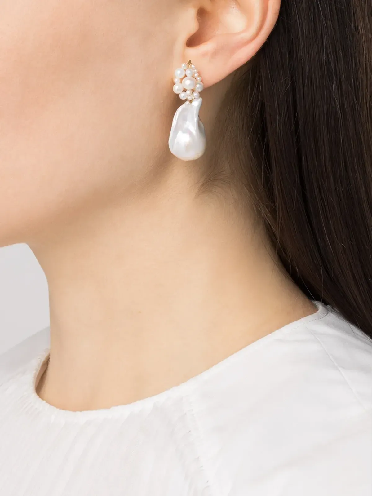 Completedworks TRA-LA-LA パール ピアス - 画像3
