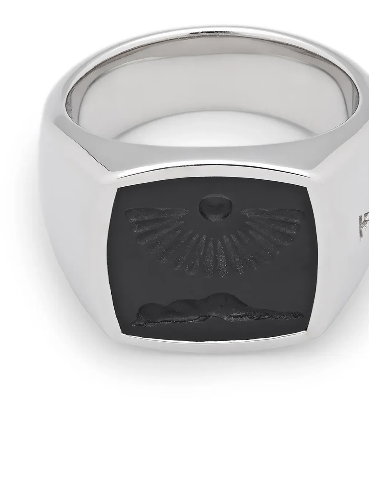Tom Wood Clytia onyx-embellished ring - Metallic - 画像2