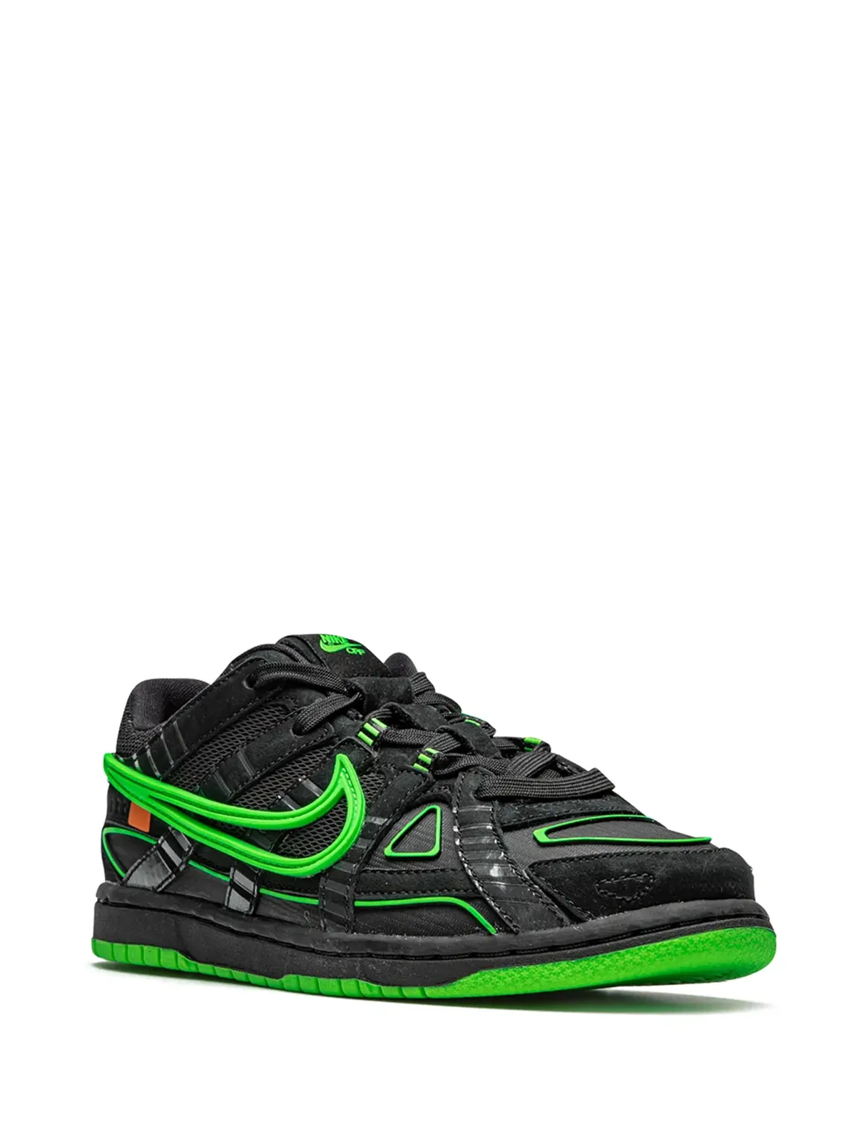 Nike Kids Off-White エア・ラバー・ダンク グリーンストライク スニーカー - 画像2