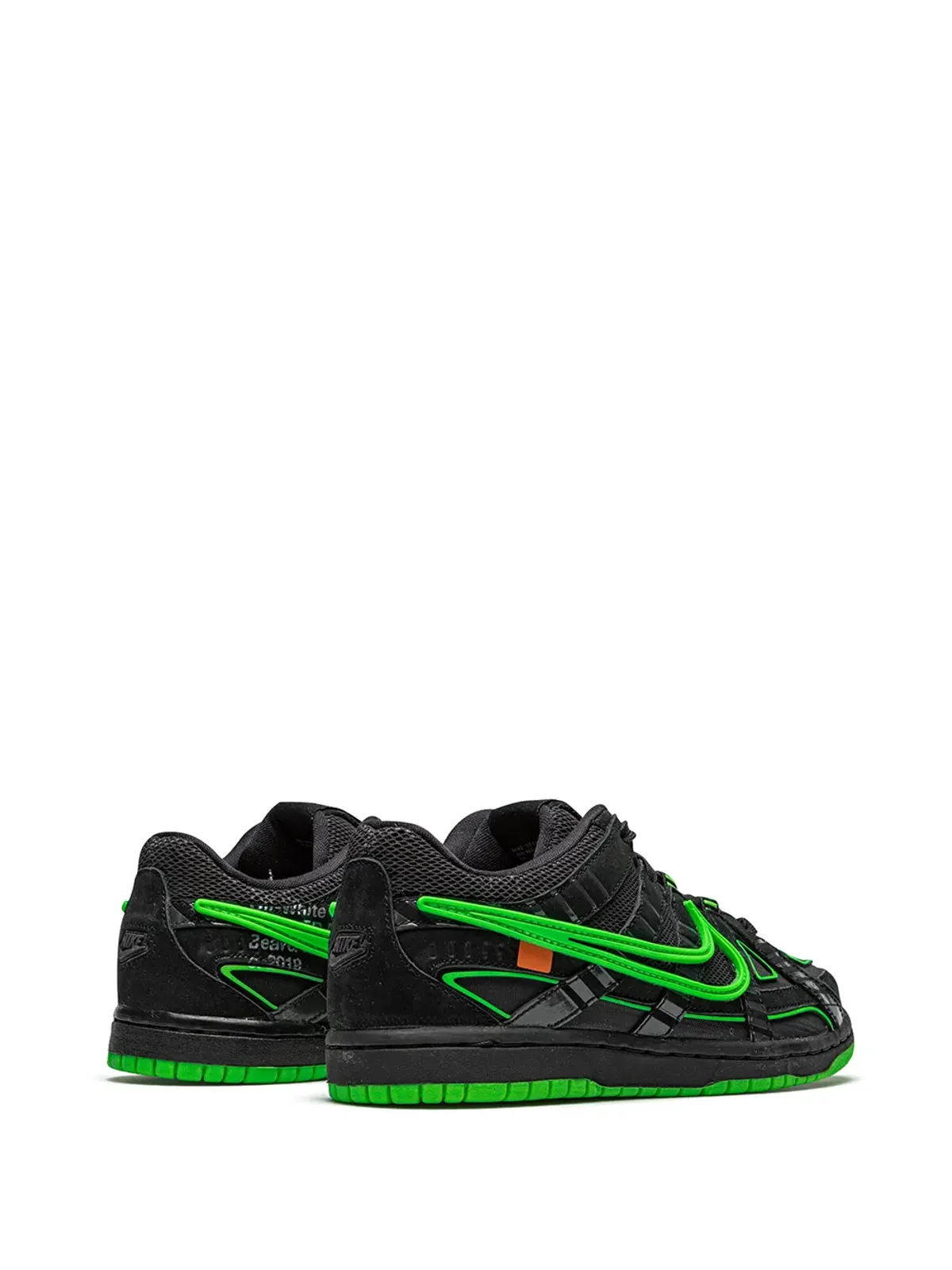Nike Kids Off-White エア・ラバー・ダンク グリーンストライク スニーカー - 画像3
