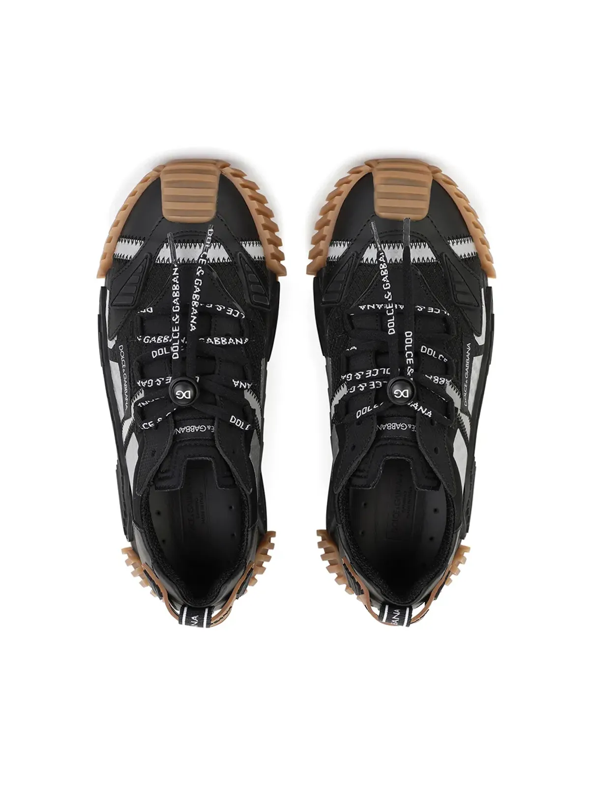Dolce & Gabbana Kids NS1パネルドスニーカー ブラック - 画像4