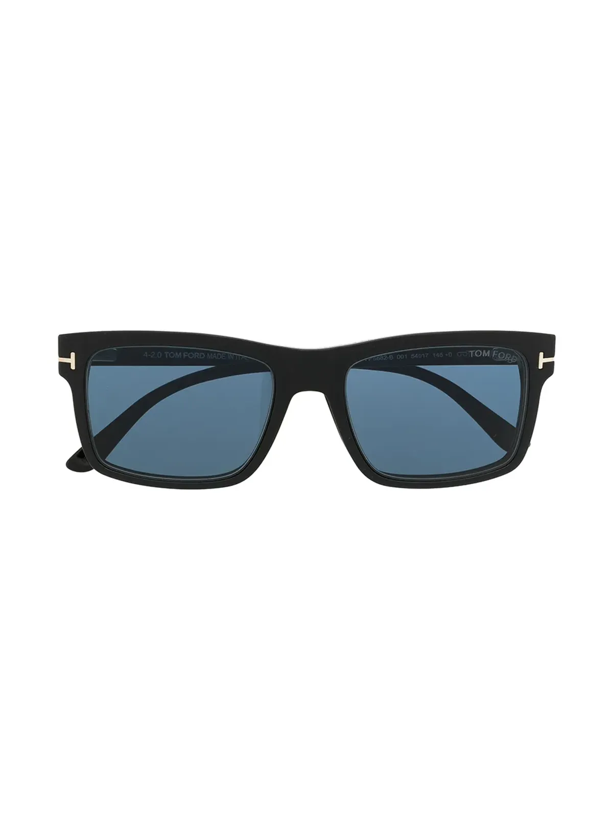TOM FORD Eyewear 磁気ブロック長方形メガネ - ブラック - 画像2