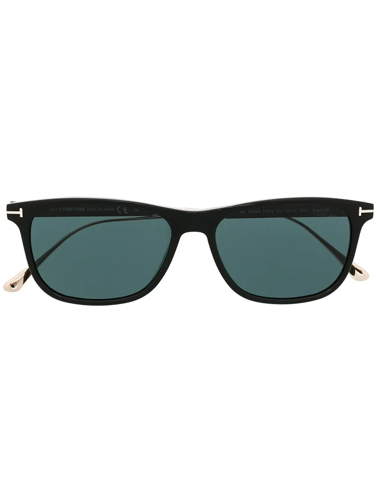 TOM FORD Eyewear Caleb FT813 サングラス（ブラック） - 画像1