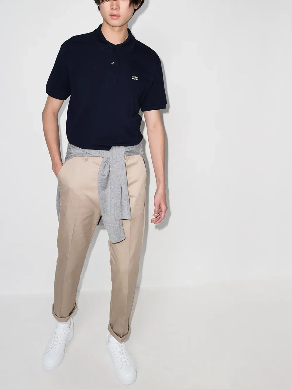 Lacoste ロゴアップリケ ポロシャツ - 画像5