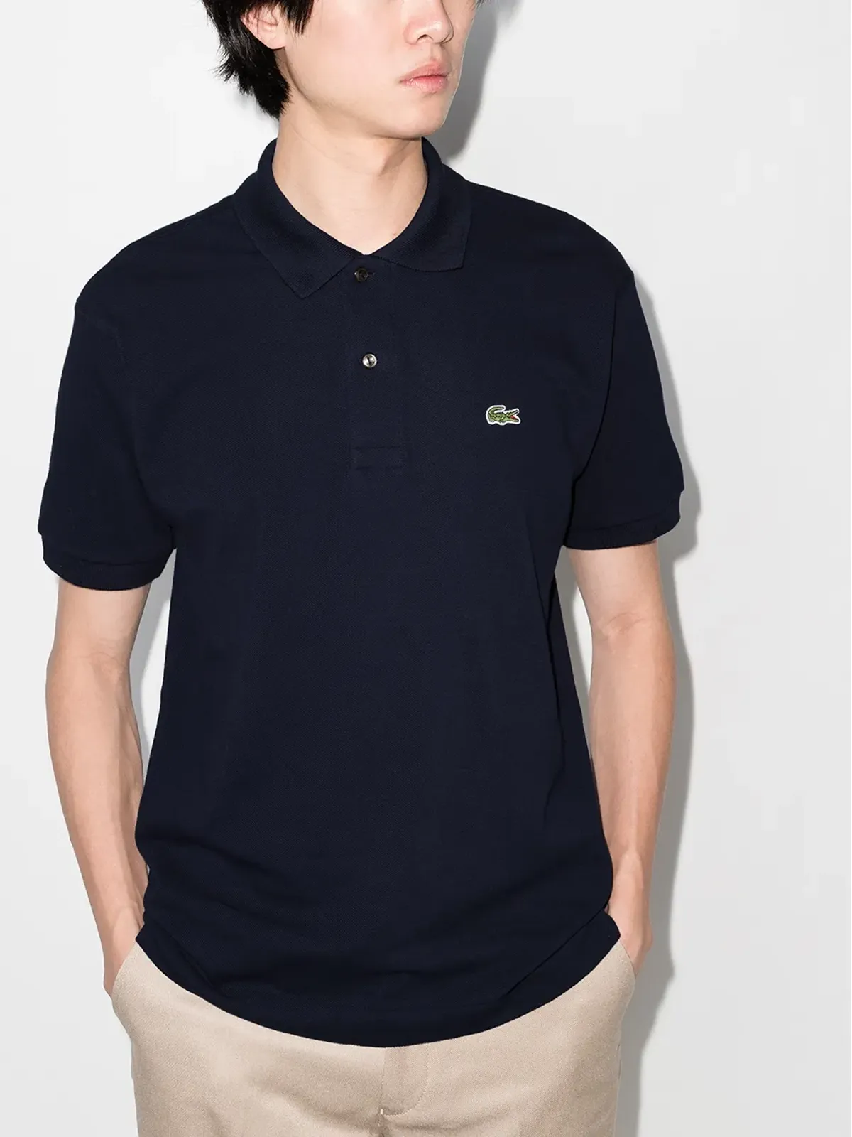Lacoste ロゴアップリケ ポロシャツ - 画像2
