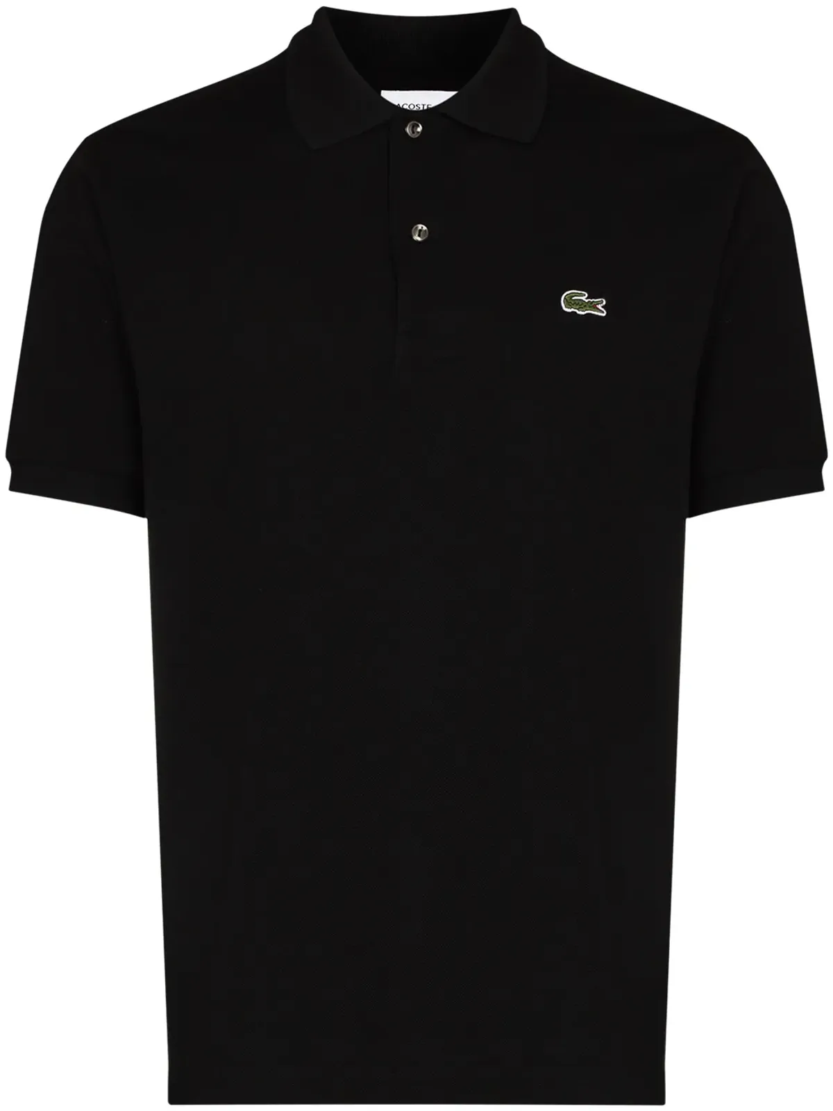 Lacoste ロゴパッチ半袖ポロシャツ - 画像1