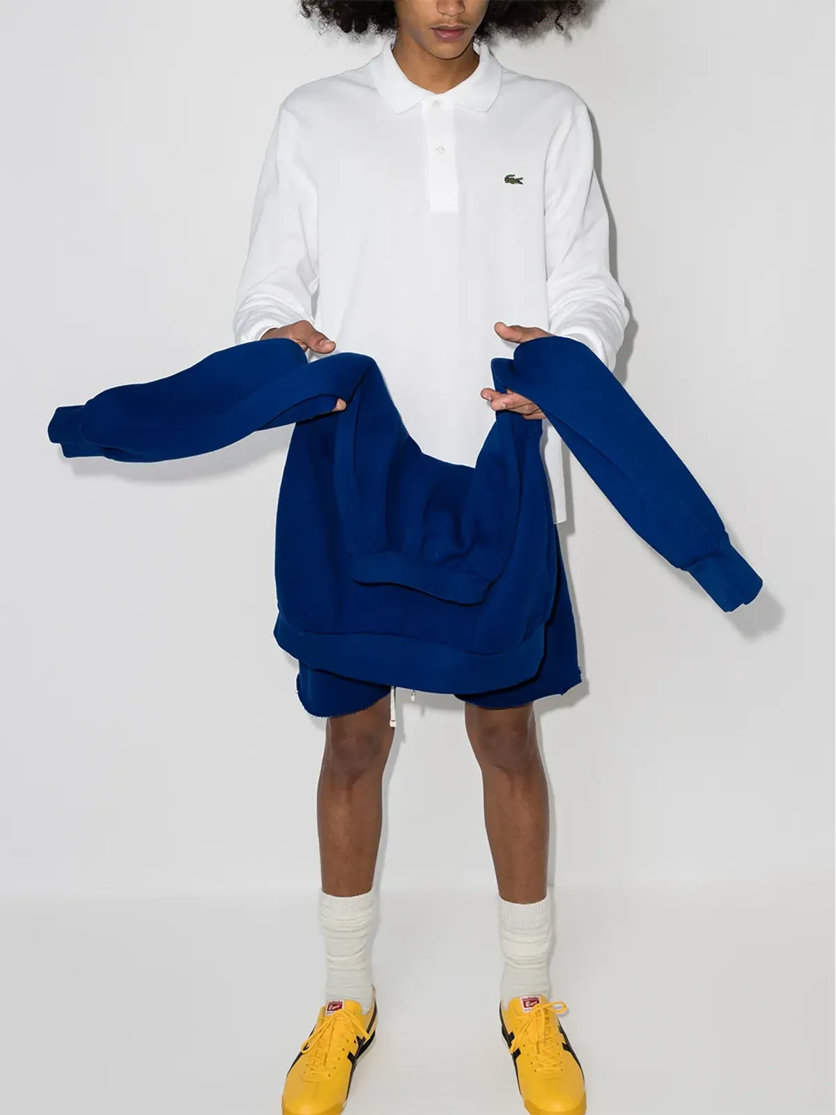Lacoste ロゴパッチ ロングスリーブ ポロシャツ - 画像5