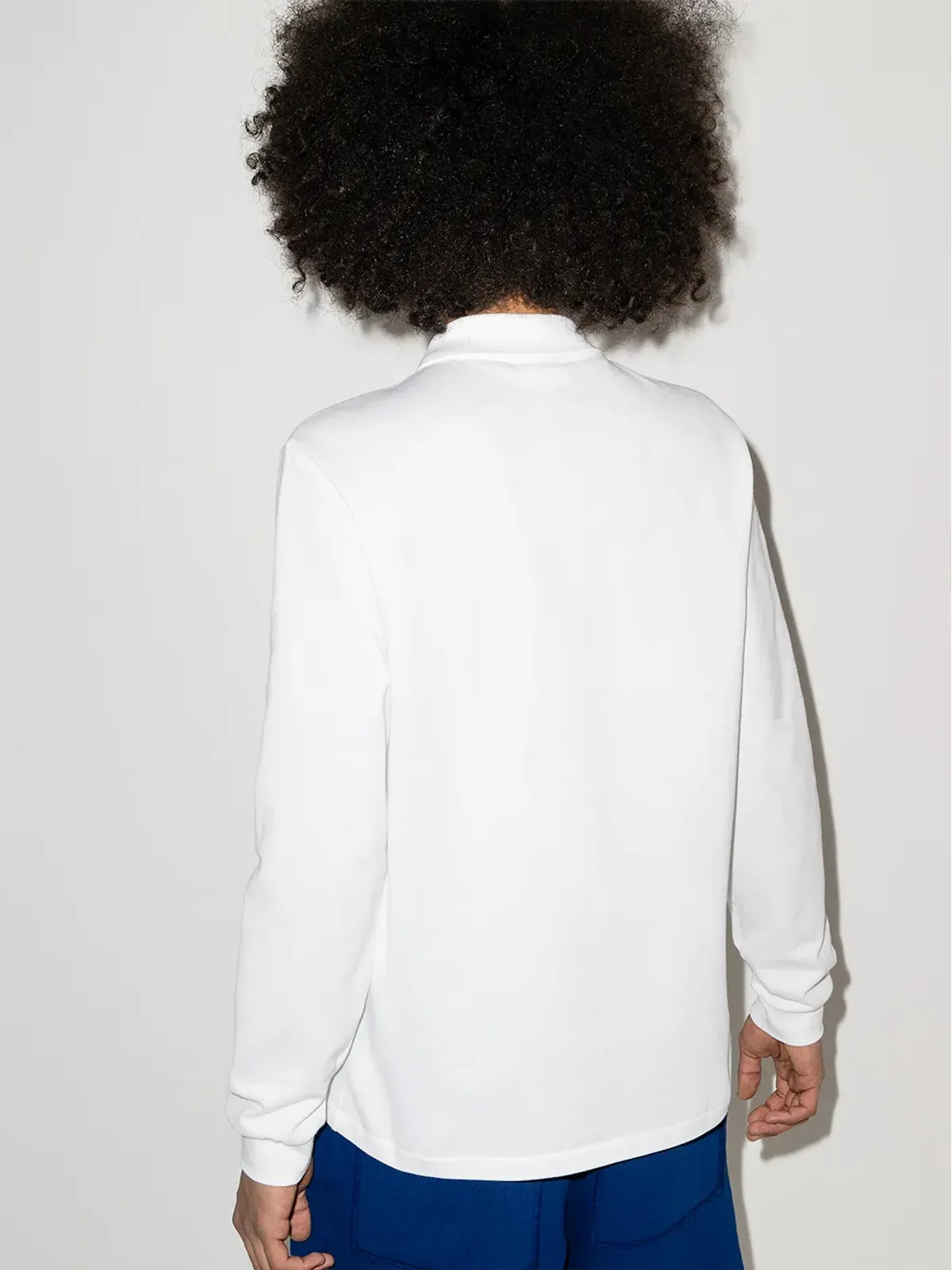 Lacoste ロゴパッチ ロングスリーブ ポロシャツ - 画像3