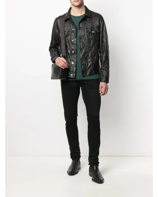 Zadig&Voltaire ベース クリンクル レザー ジャケット - サムネイル2