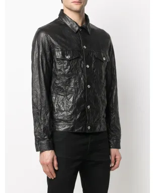 Zadig&Voltaire ベース クリンクル レザー ジャケット - サムネイル3