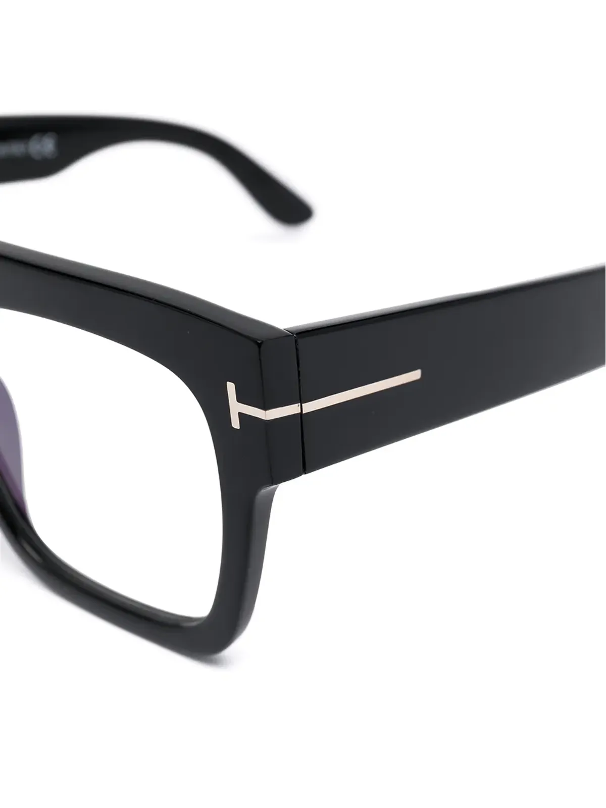 TOM FORD Eyewear スクエアフレーム クリアレンズ メガネ - 画像3