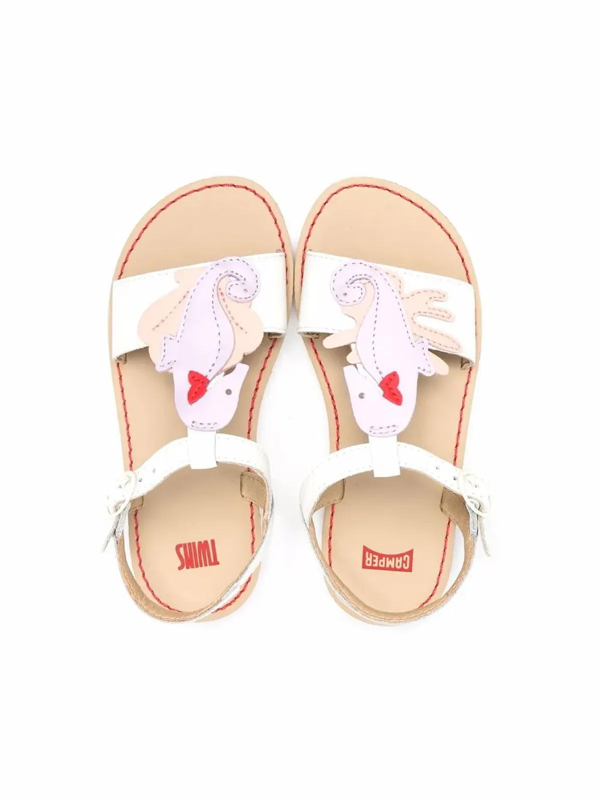 Camper Kids シーホースモチーフサンダル - 画像3