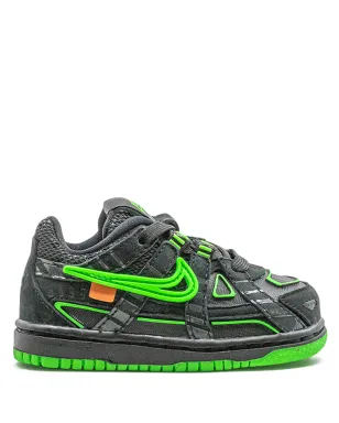 Nike Kids ラバー ダンク Green Strike スニーカー ブラック - サムネイル1