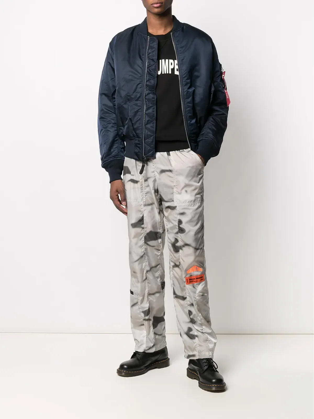 Alpha Industries リバーシブル ボンバー ジャケット - 画像2