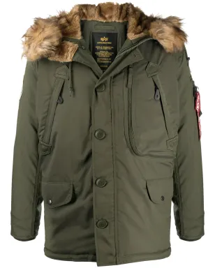Alpha Industries ポーラーフード付きジャケット - サムネイル1