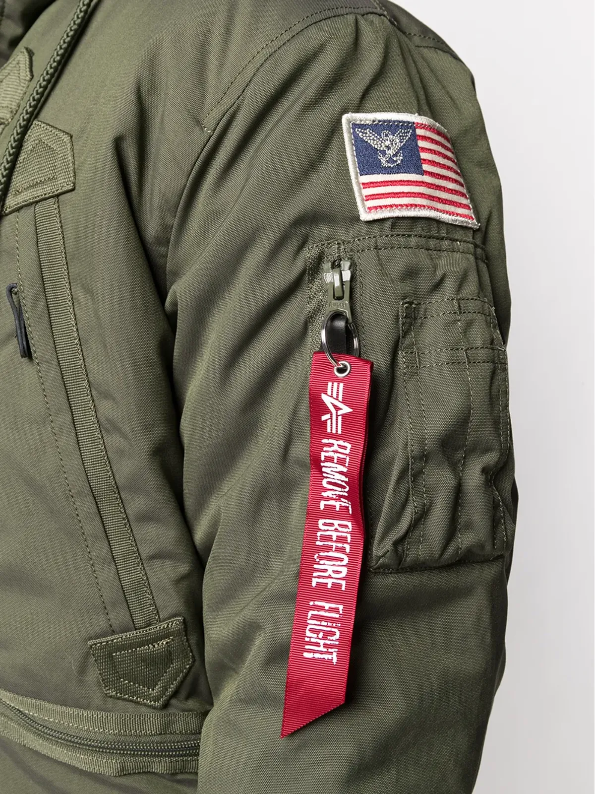 Alpha Industries ポーラーフード付きジャケット - 画像5