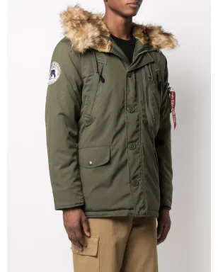 Alpha Industries ポーラーフード付きジャケット - サムネイル3