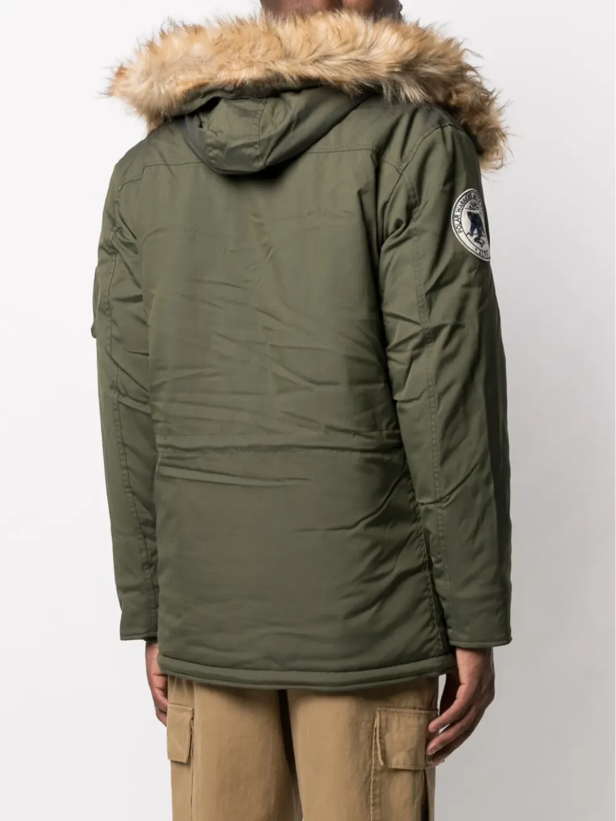 Alpha Industries ポーラーフード付きジャケット - 画像4