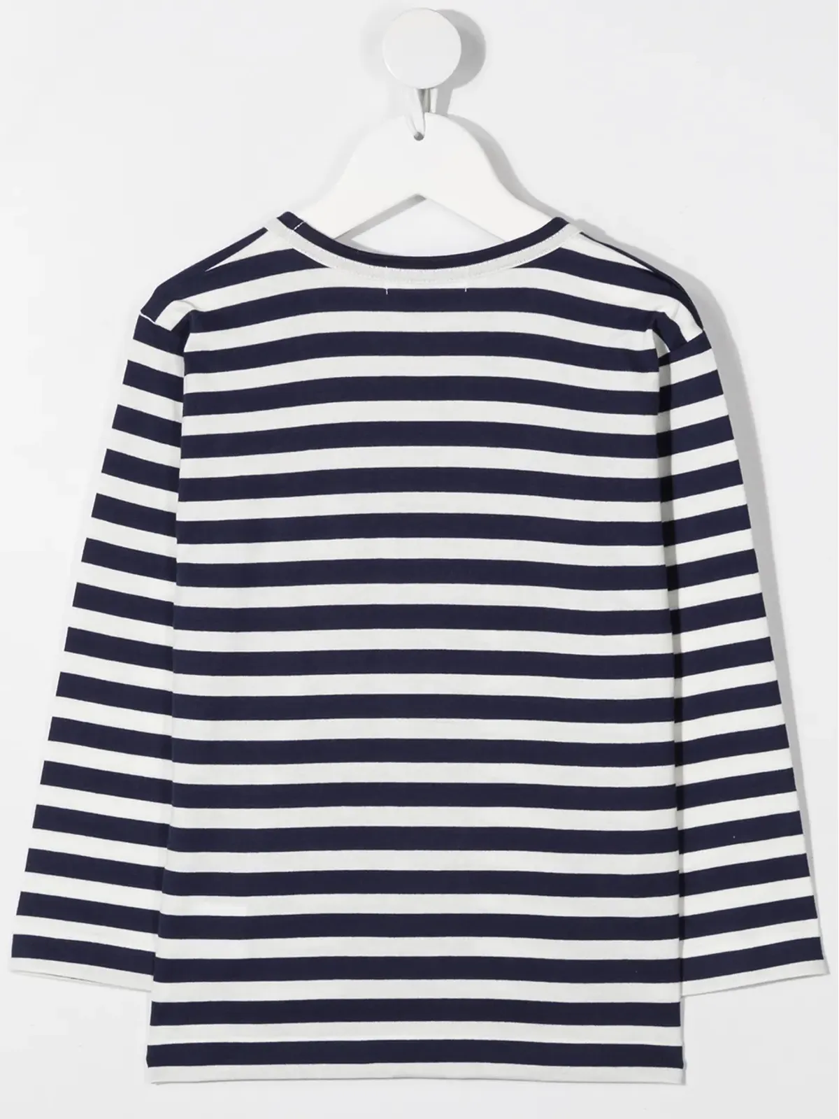 Comme Des Garçons Play Kids ハートパッチ付きストライプTシャツ - 画像2