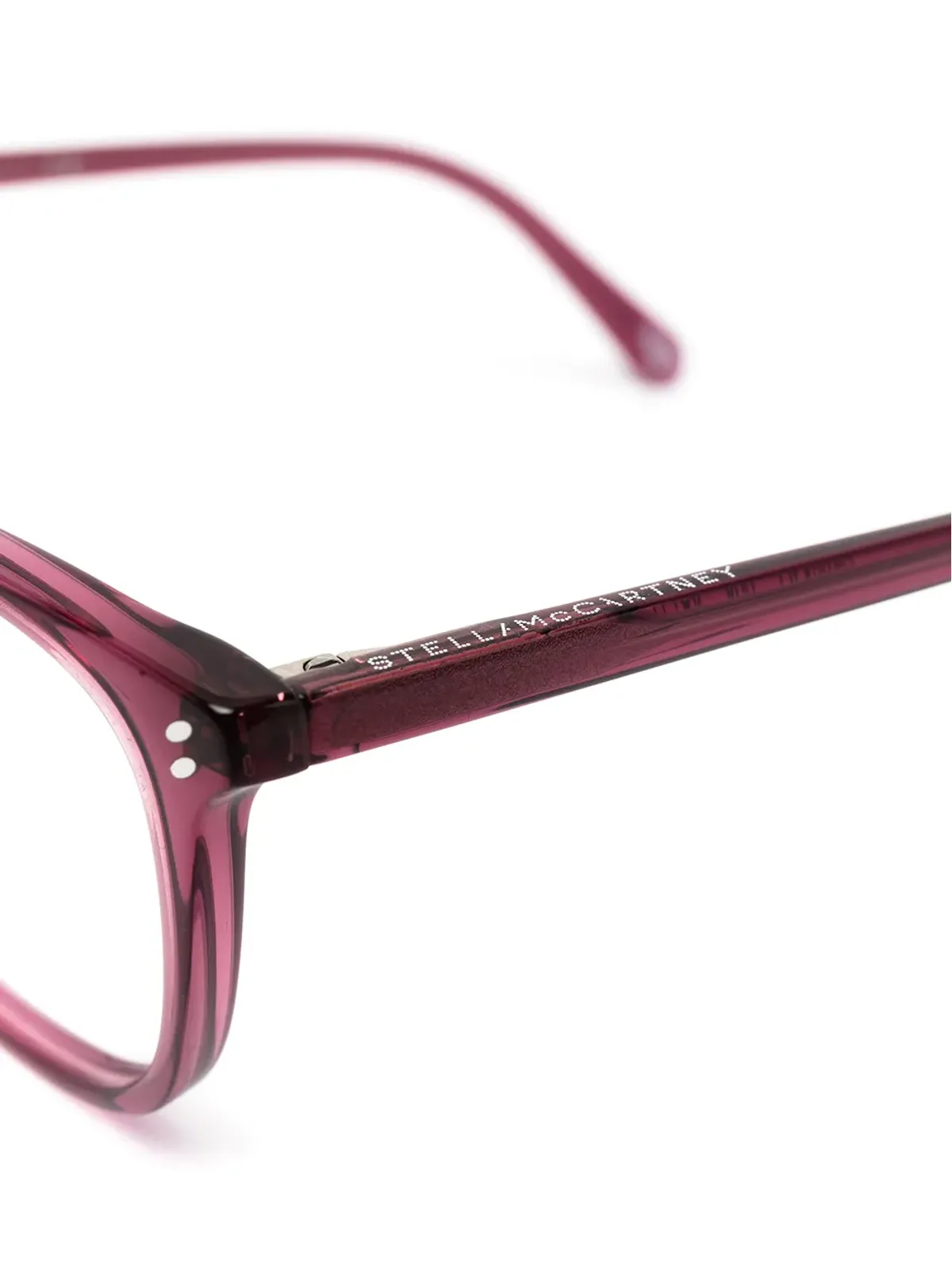 Stella McCartney Eyewear アングラーグラス ピンク - 画像3