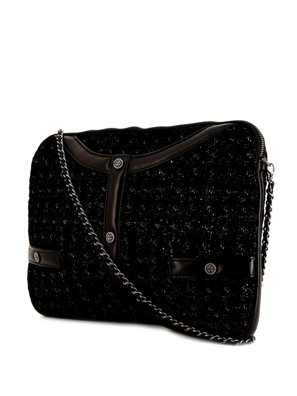 CHANEL Pre-Owned ジャケットモチーフショルダーバッグ - 画像4