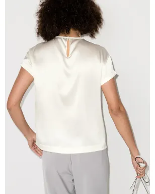 Brunello Cucinelli シルク クルーネック Tシャツ - サムネイル3