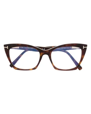 TOM FORD Eyewear キャットアイフレーム眼鏡 - ブラウン - サムネイル1