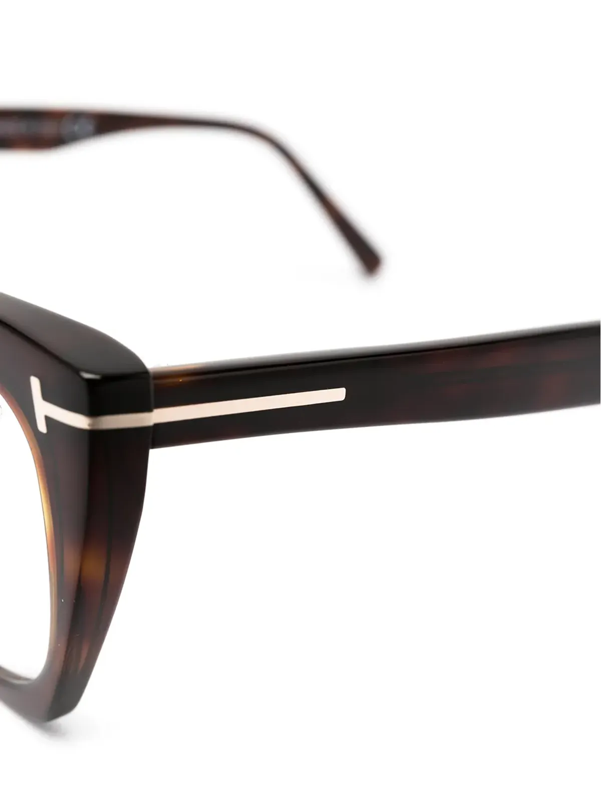 TOM FORD Eyewear キャットアイフレーム眼鏡 - ブラウン - 画像3