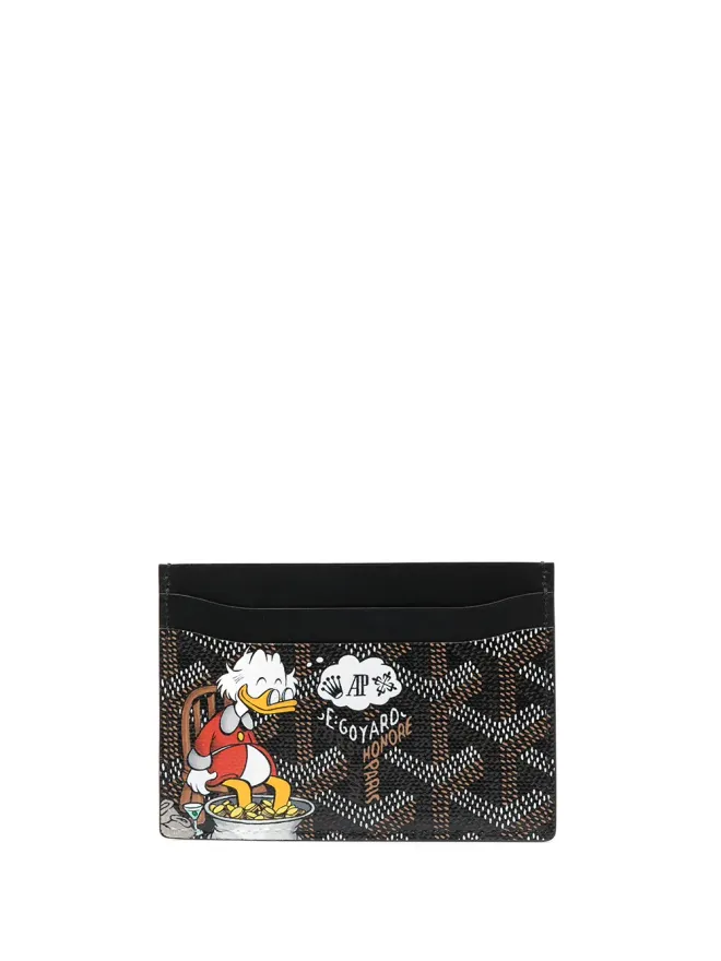 Goyard Pre-Owned Goyard Saint-Suplice カードホルダー（カスタマイズ済み／ブラック）の商品画像