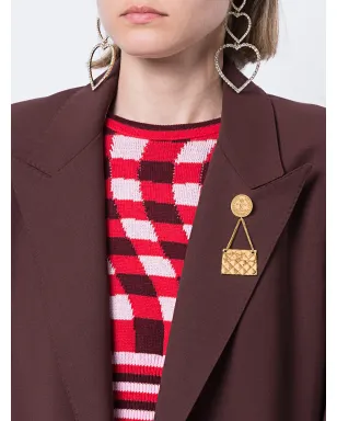 CHANEL Pre-Owned 1990年代 クラシック・フラップ バッグ モチーフ ブローチ - サムネイル2