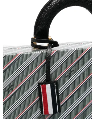 Thom Browne ロゴプリント・ストライプ ブリーフケース - サムネイル3