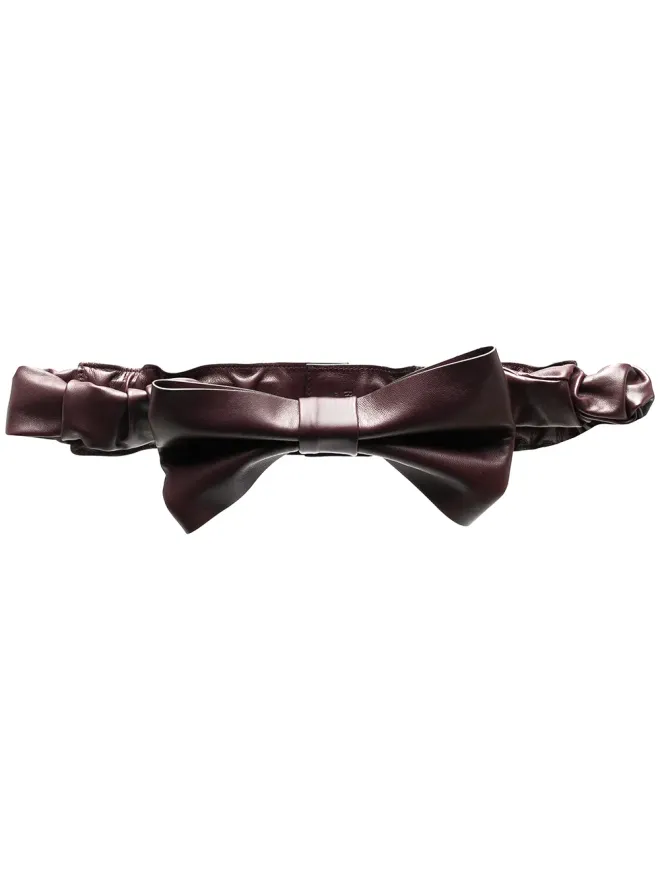RED(V) RED(V) oversize bow leather beltの商品画像