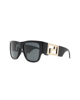 Versace Eyewear オーバーサイズフレームサングラス ブラック - サムネイル2