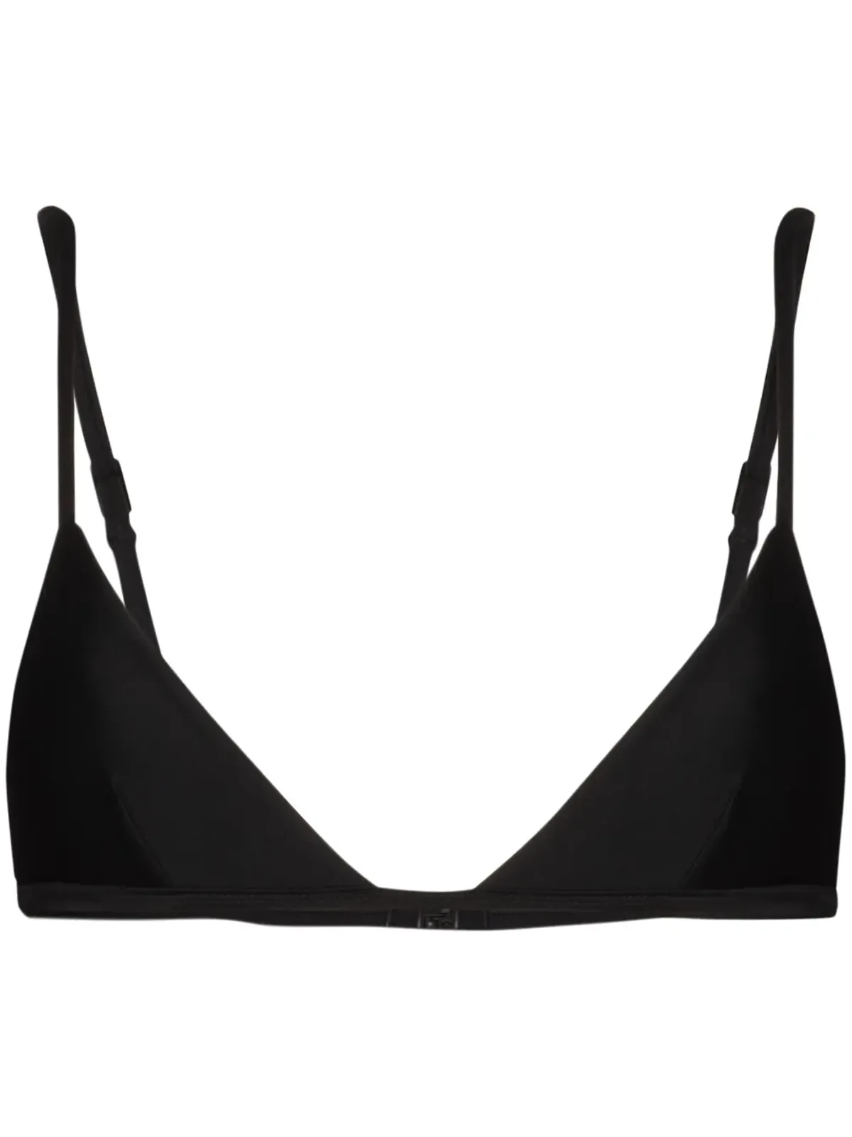 Matteau ペティット三角カップビキニトップ ブラック - 画像1