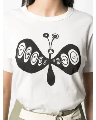 10 CORSO COMO 蝶柄プリント半袖Tシャツ - サムネイル5