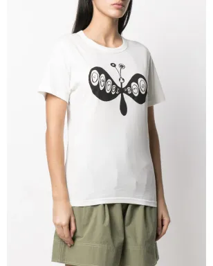10 CORSO COMO 蝶柄プリント半袖Tシャツ - サムネイル3