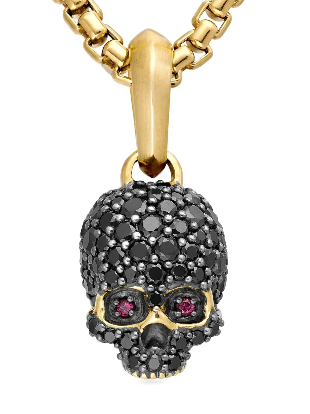 David Yurman メメントモリ スカル ダイヤモンド アミュレット - 画像5
