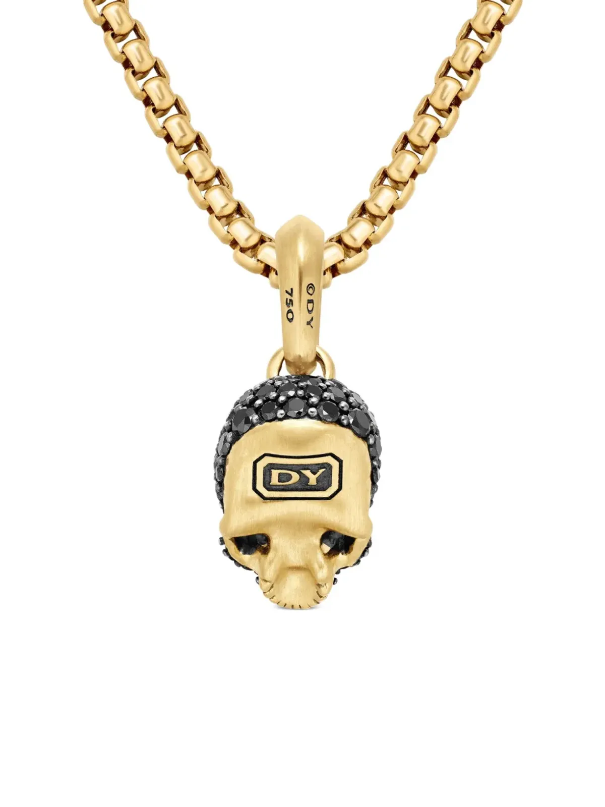 David Yurman メメントモリ スカル ダイヤモンド アミュレット - 画像4