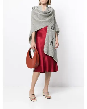 VOZ ダブルVネック メリノショール - サムネイル2