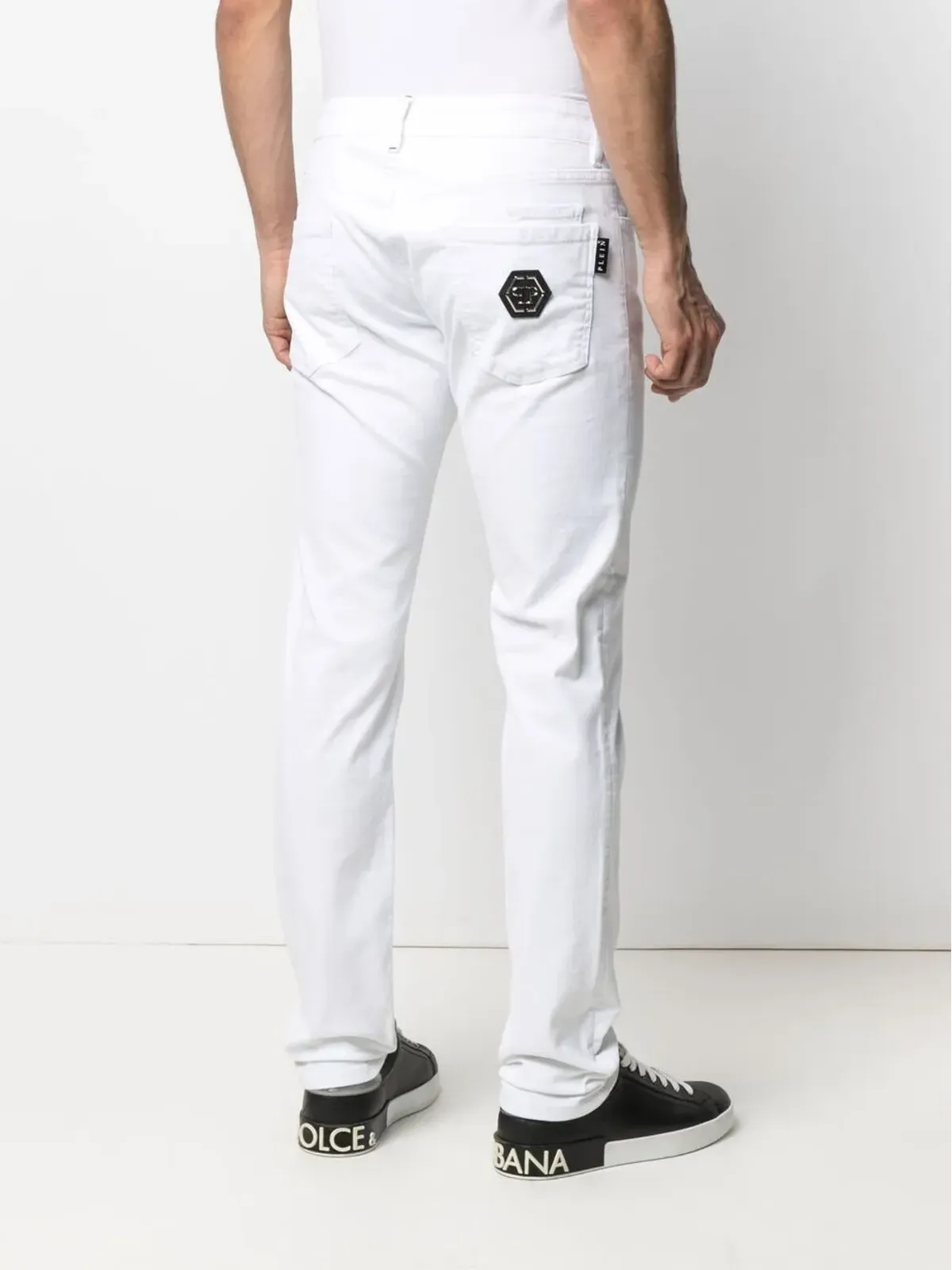 Philipp Plein インスティテューショナル スーパーストレートジーンズ - 画像4